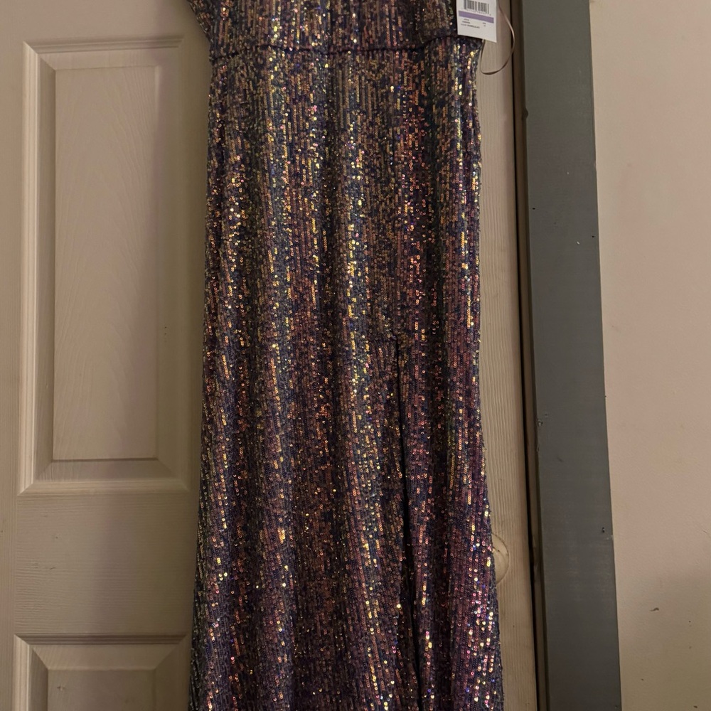 Morgan & Co. Multicolor Sequin Dress